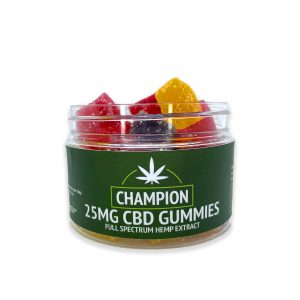 Champion Hemp Farms 25mg CBD Gummies 30 Count